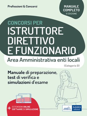 cover image of Istruttore direttivo e Funzionario--Area amministrativa degli enti locali